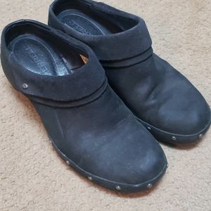 Merrell black mule clogs sz 8
